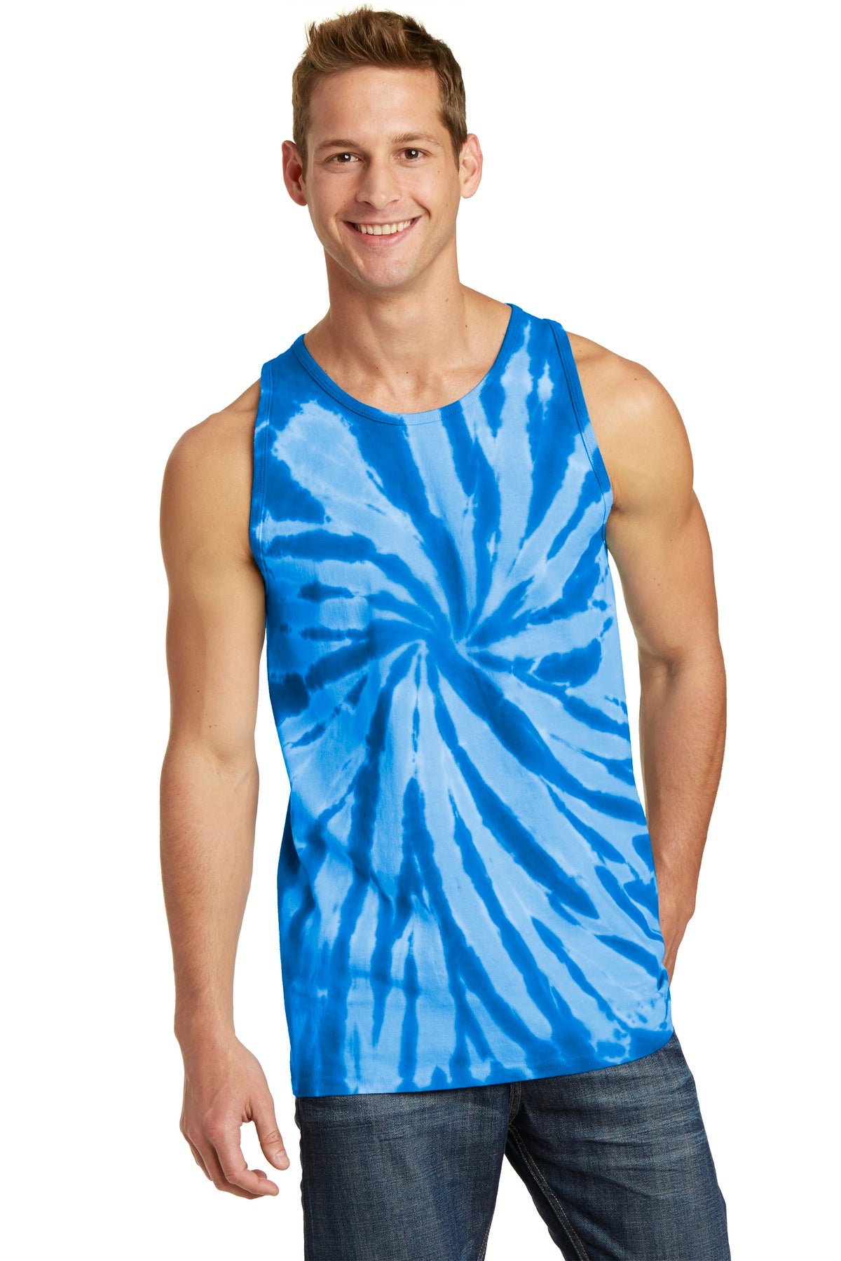 Port & Company ®  Tie-Dye Tank Top.  PC147TT