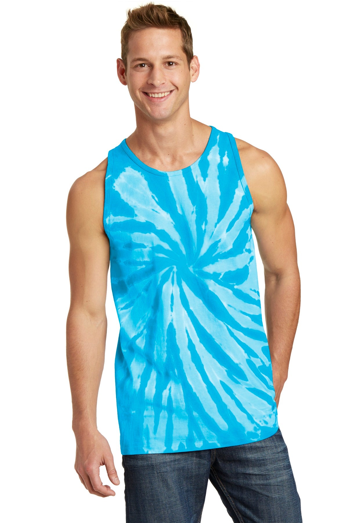 Port & Company ®  Tie-Dye Tank Top.  PC147TT