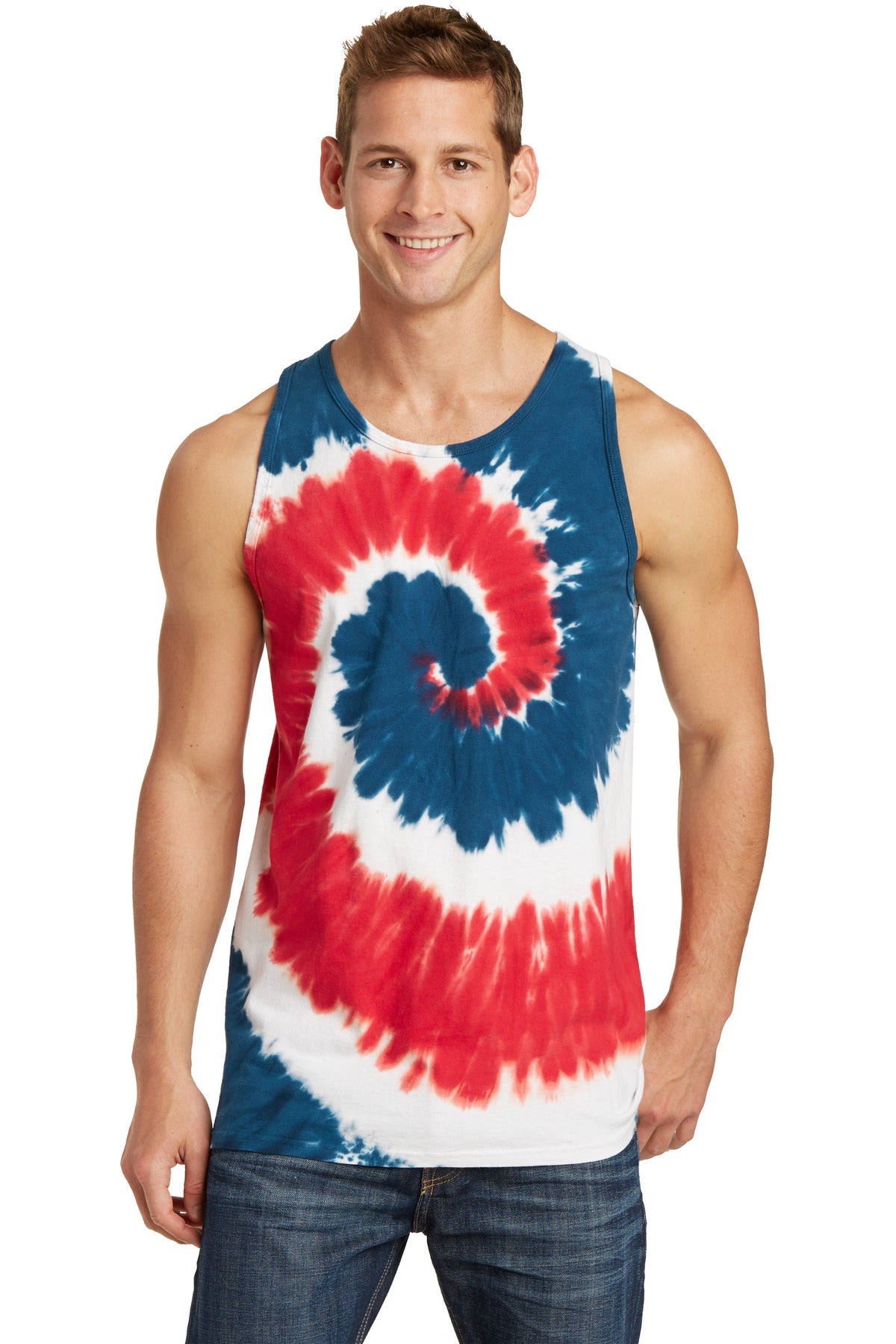 Port & Company ®  Tie-Dye Tank Top.  PC147TT