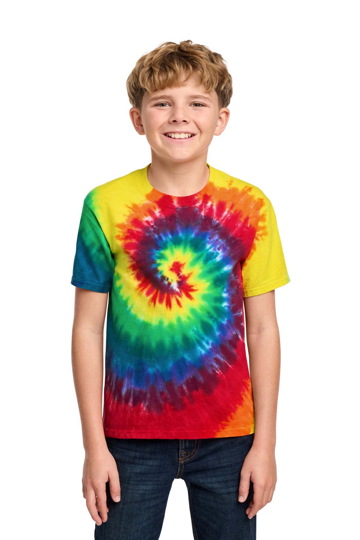 Port & Co Youth Tie-Dye Tee. PC147Y
