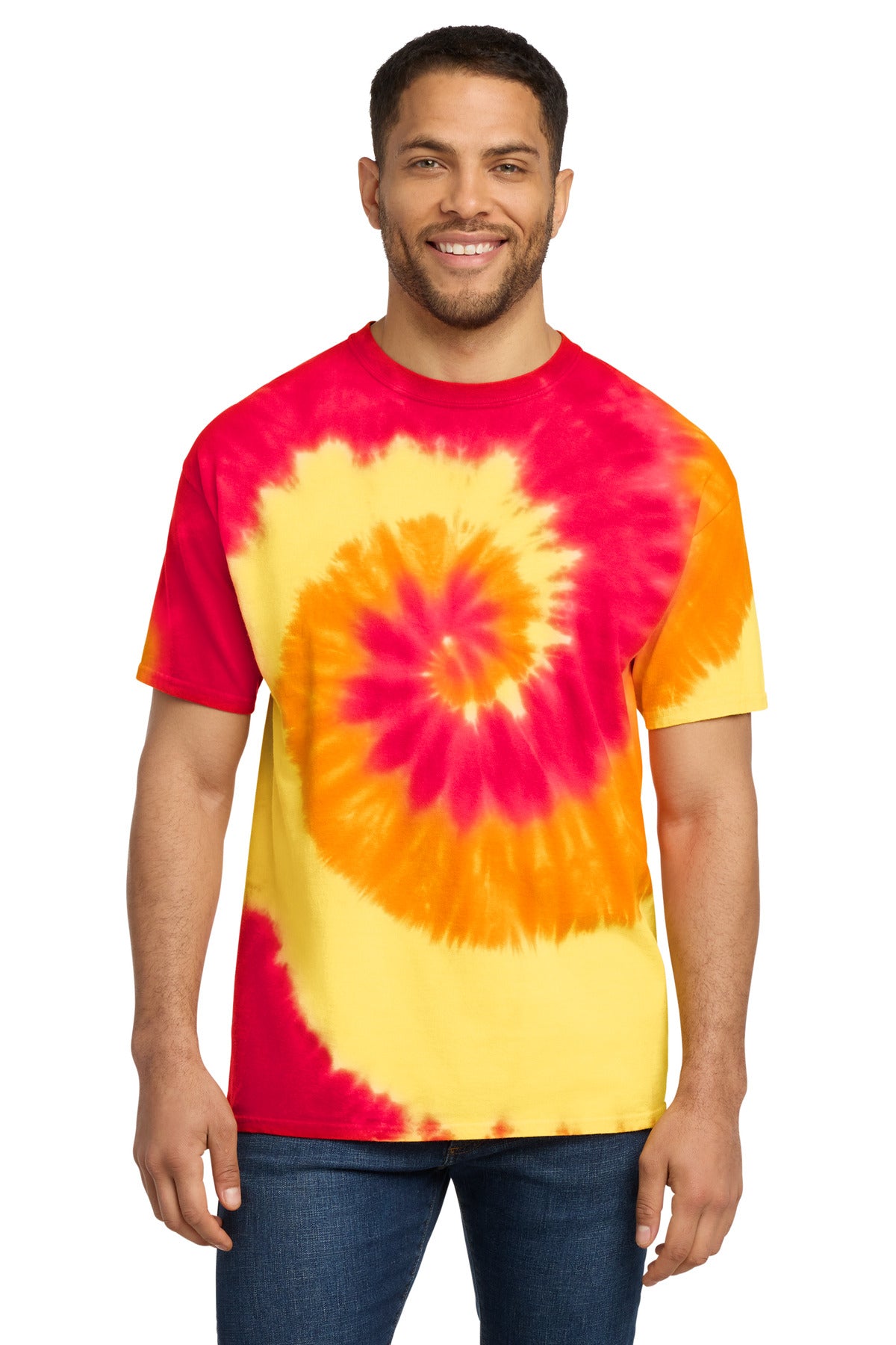 Port & Co Tie-Dye Tee. PC147