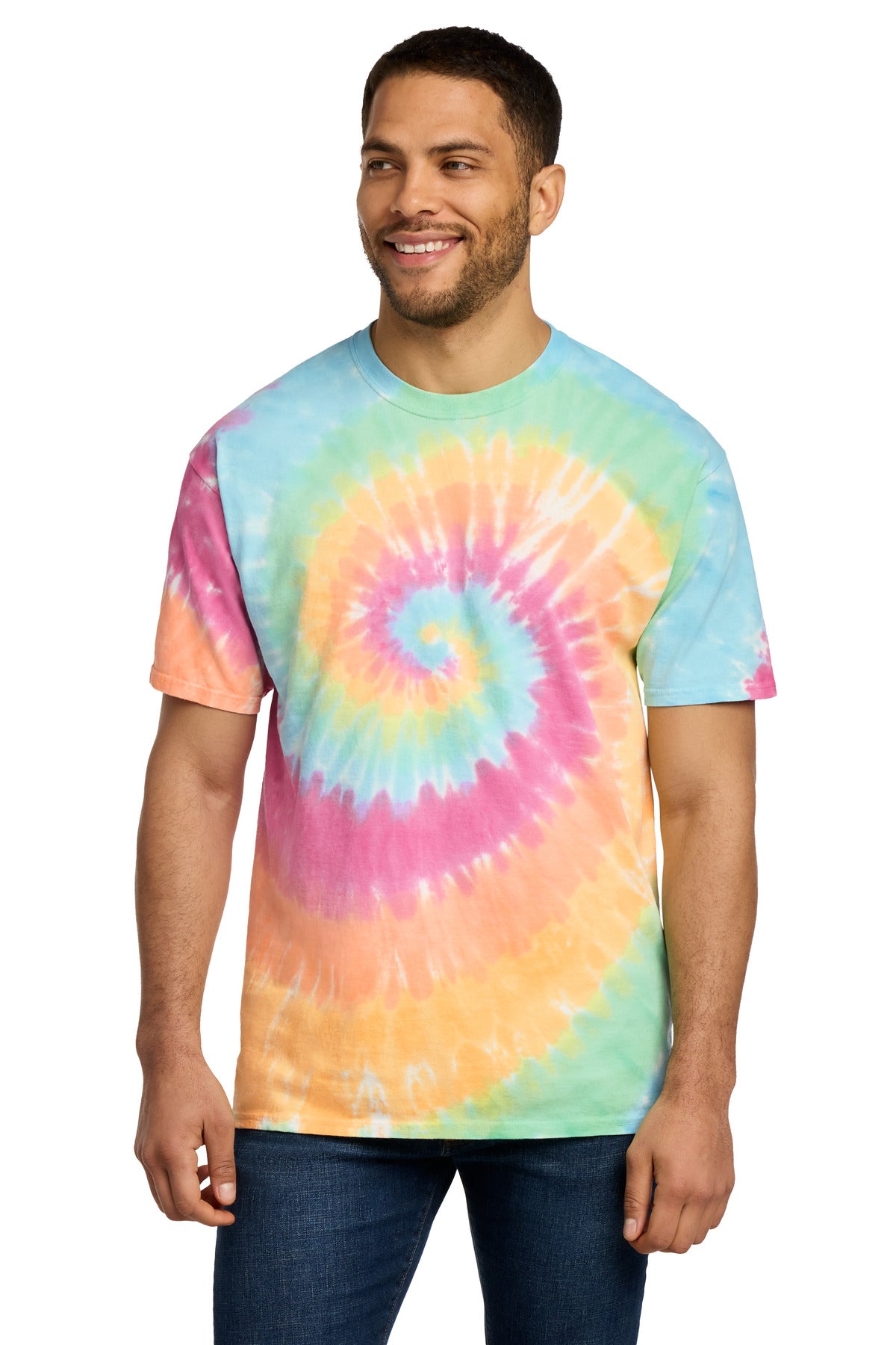 Port & Co Tie-Dye Tee. PC147