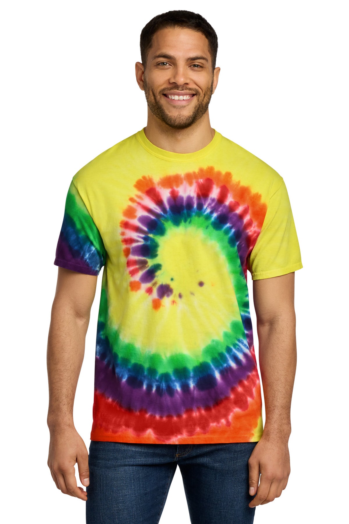 Port & Co Tie-Dye Tee. PC147