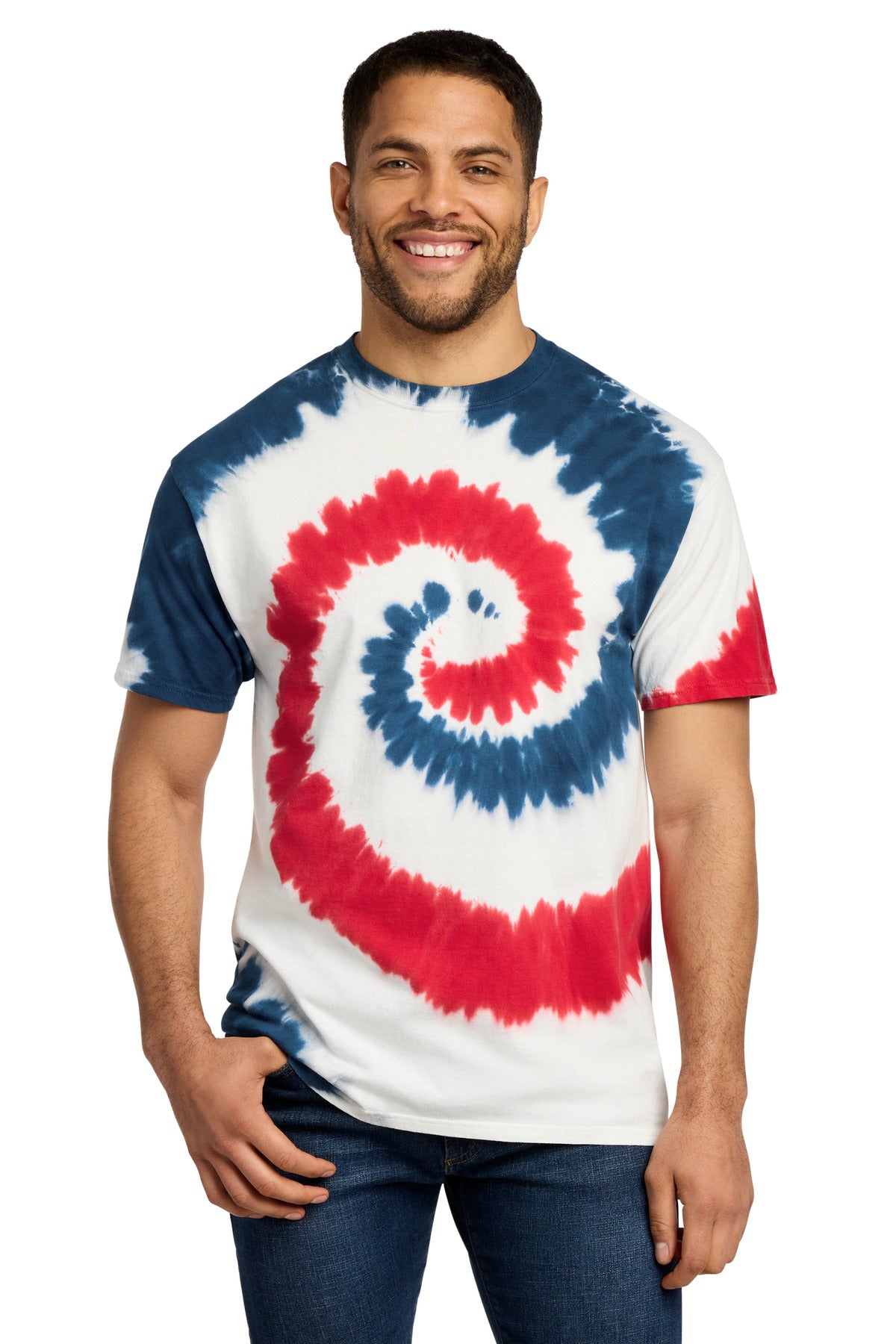 Port & Co Tie-Dye Tee. PC147