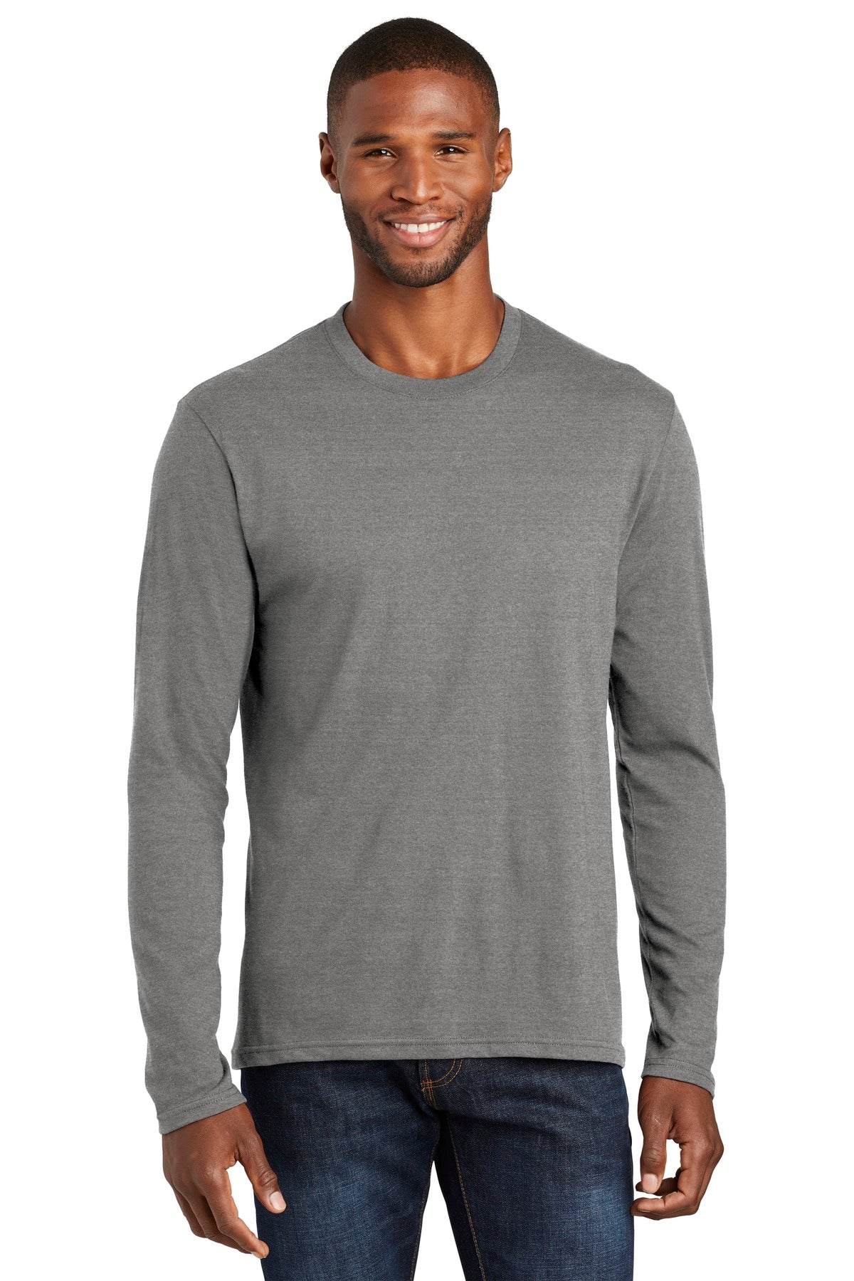 Port & Company  ®  Long Sleeve Fan Favorite  ™  Blend Tee. PC455LS