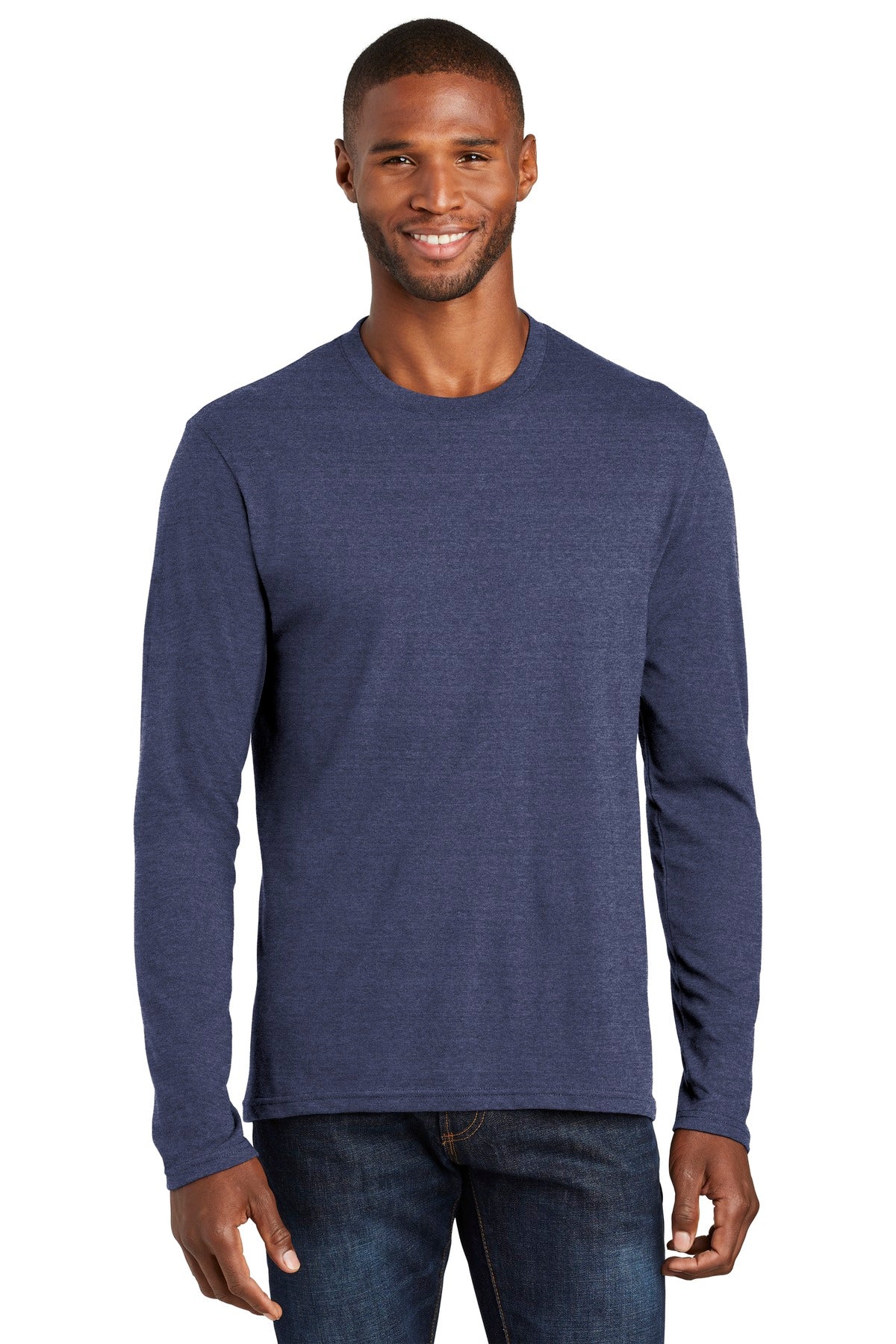 Port & Company  ®  Long Sleeve Fan Favorite  ™  Blend Tee. PC455LS