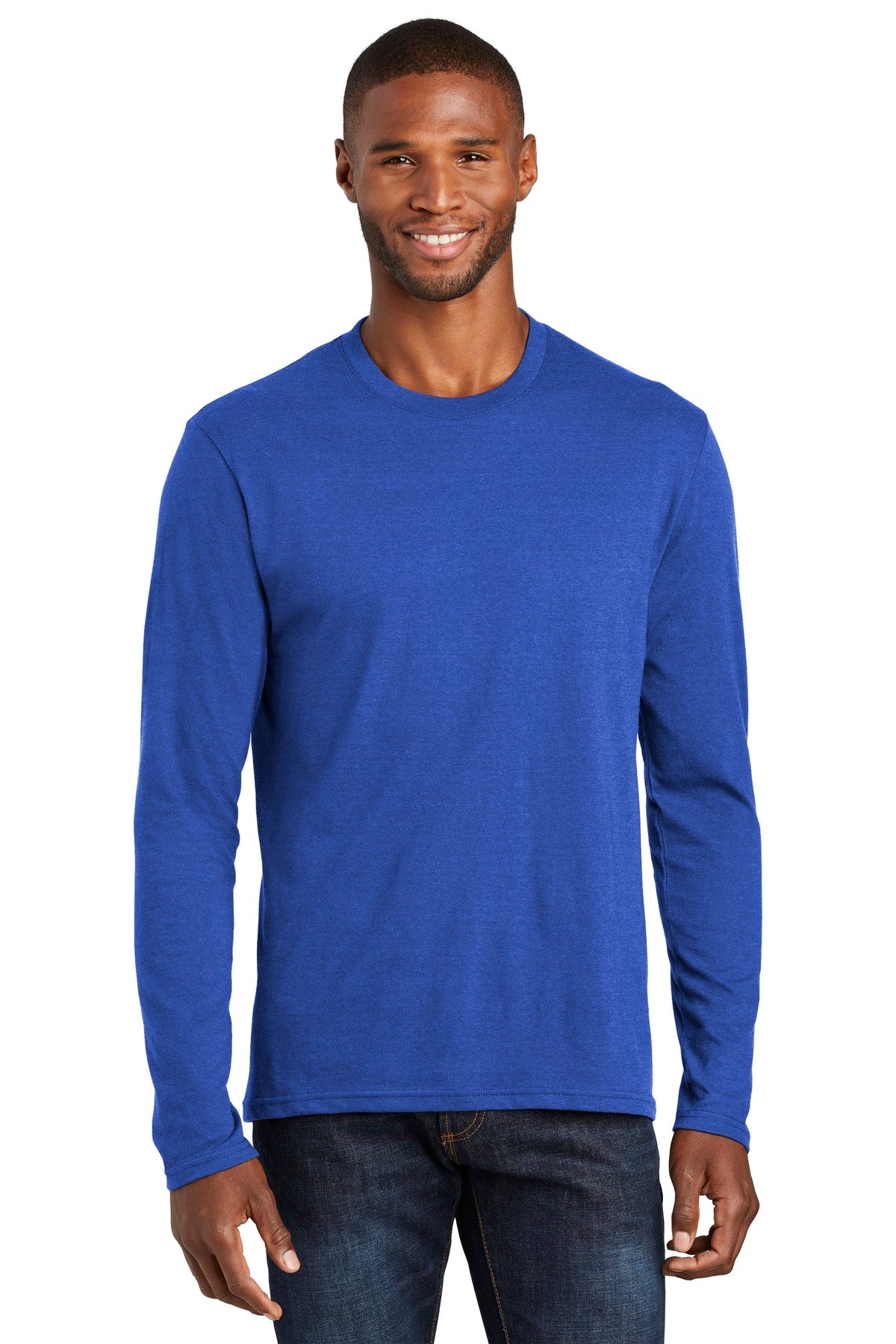 Port & Company  ®  Long Sleeve Fan Favorite  ™  Blend Tee. PC455LS