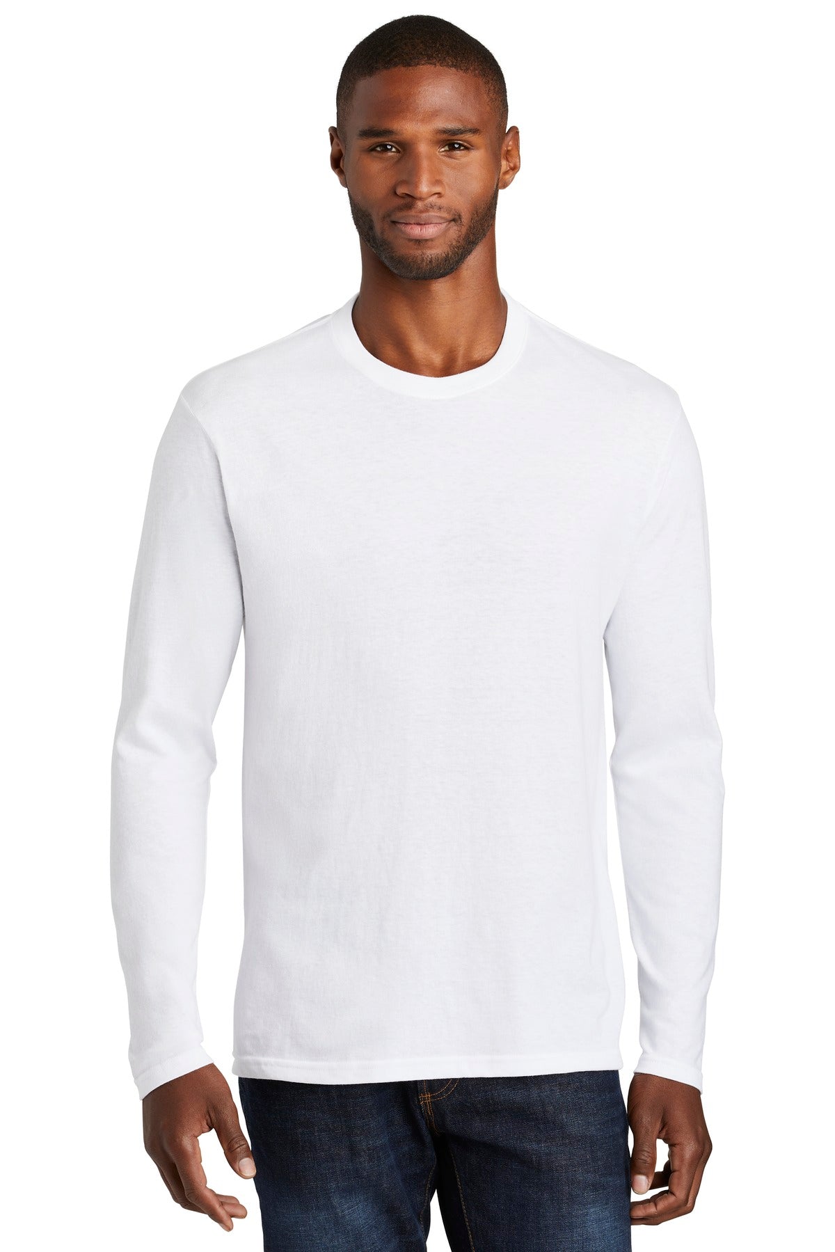 Port & Company  ®  Long Sleeve Fan Favorite  ™  Blend Tee. PC455LS