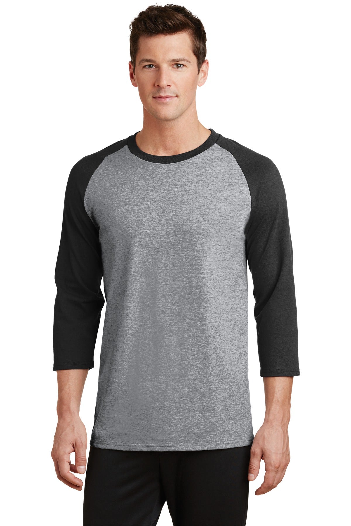 Port & Company ®  Core Blend 3/4-Sleeve Raglan Tee. PC55RS