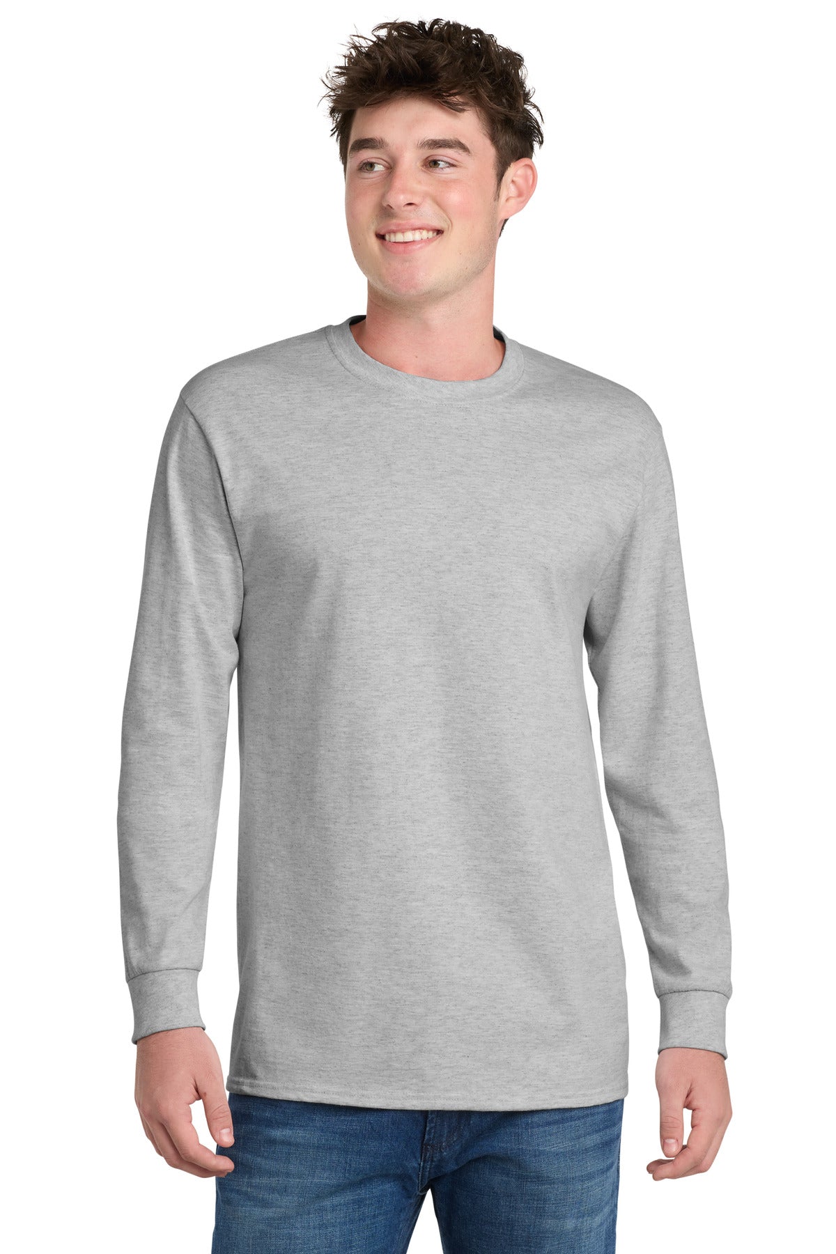 Port & Co Long Sleeve Essential Tee. PC61LS