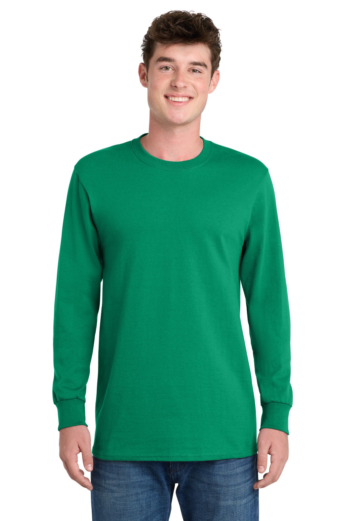 Port & Co Long Sleeve Essential Tee. PC61LS