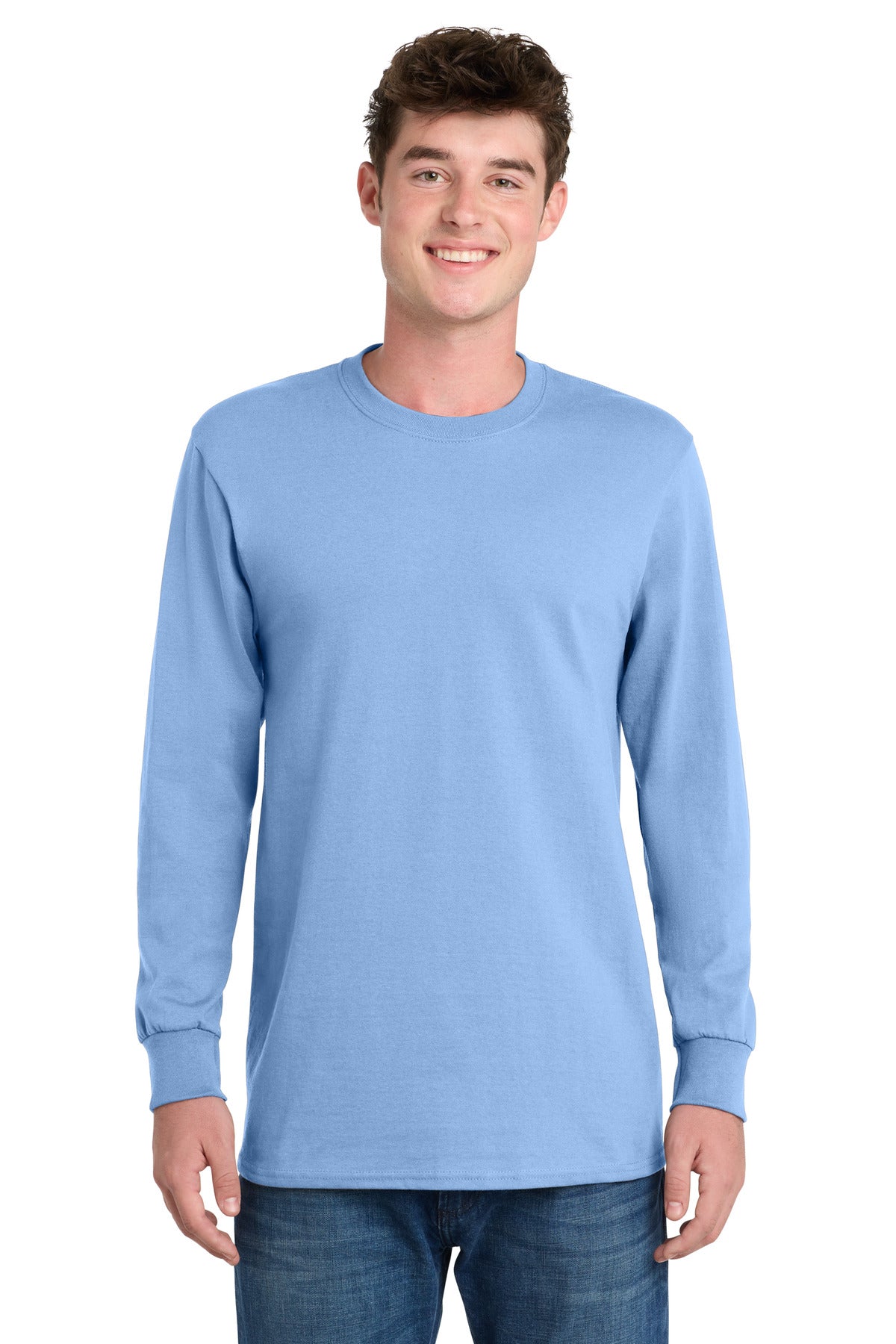 Port & Co Long Sleeve Essential Tee. PC61LS