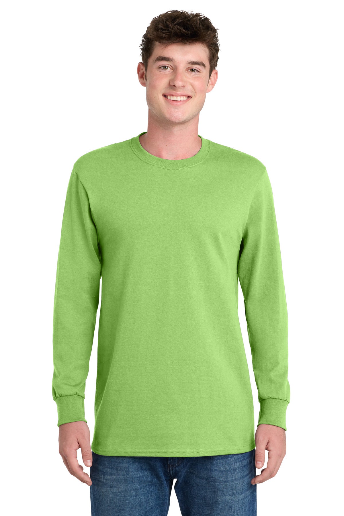 Port & Co Long Sleeve Essential Tee. PC61LS