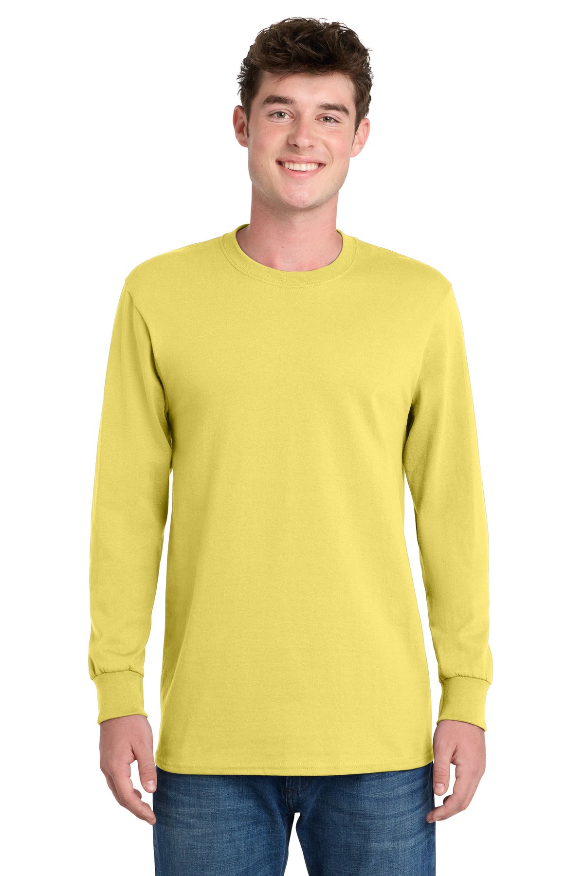 Port & Co Long Sleeve Essential Tee. PC61LS