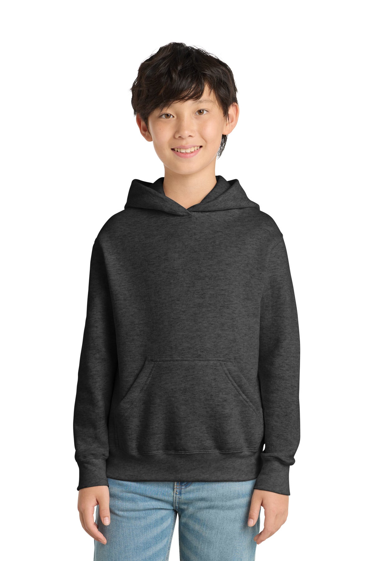 Port & Co Youth Core Fleece Pullover Hooded Sweatshirt. PC90YH