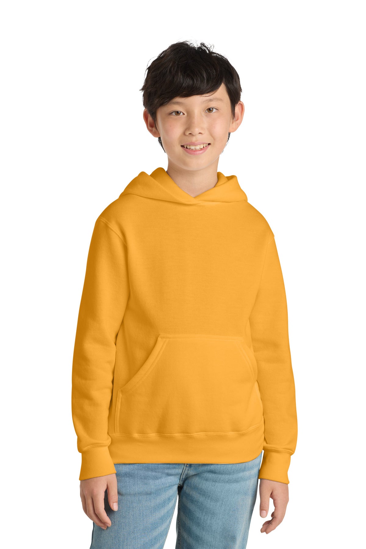 Port & Co Youth Core Fleece Pullover Hooded Sweatshirt. PC90YH