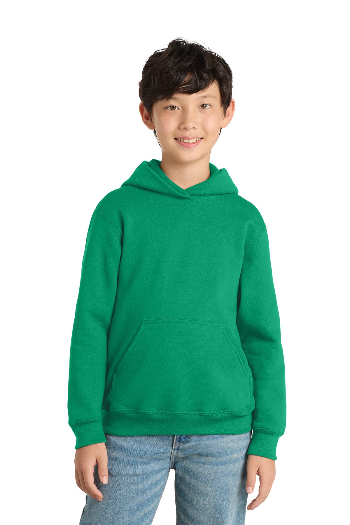 Port & Co Youth Core Fleece Pullover Hooded Sweatshirt. PC90YH