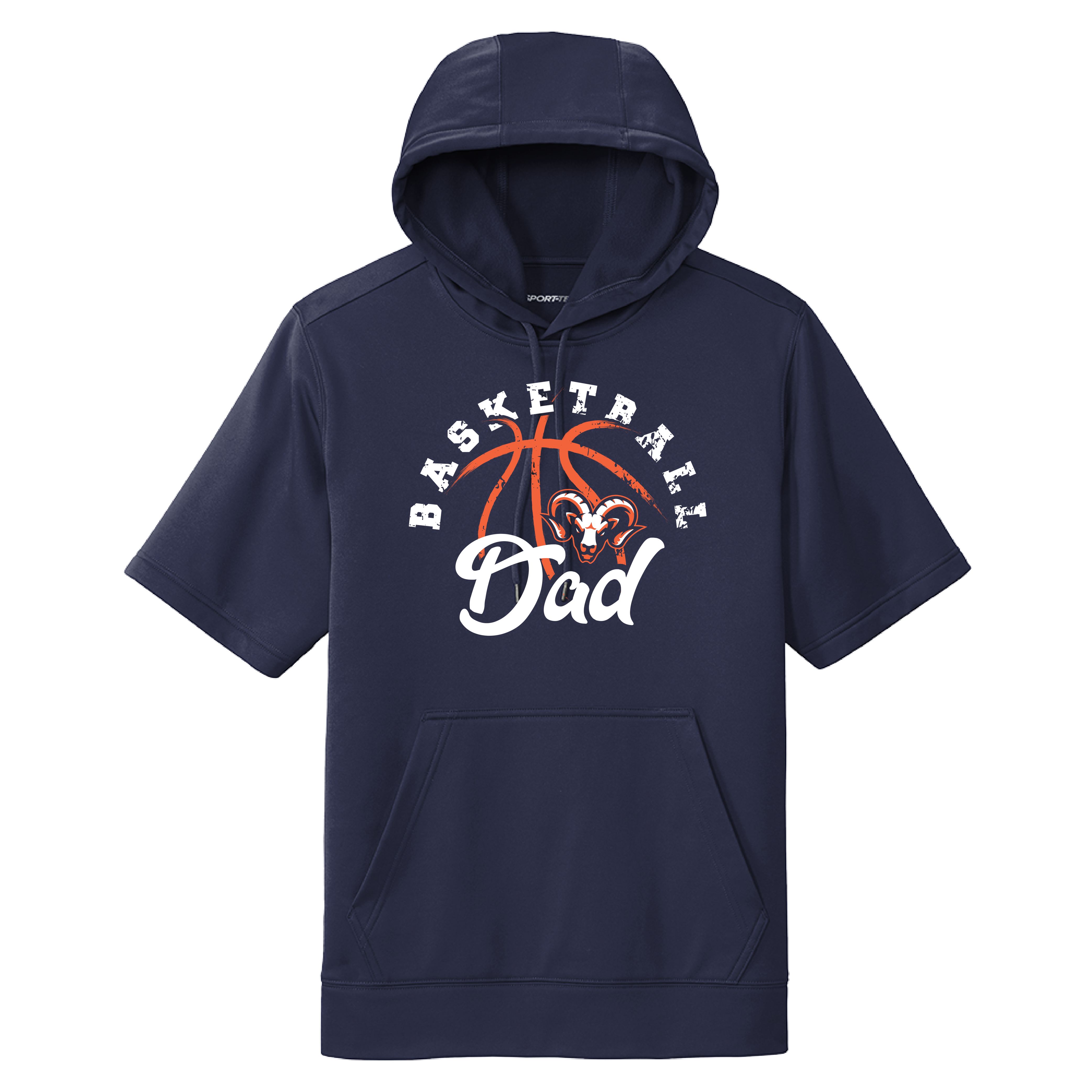 Basketball Dad Shortsleeve Hoodie | PHYA