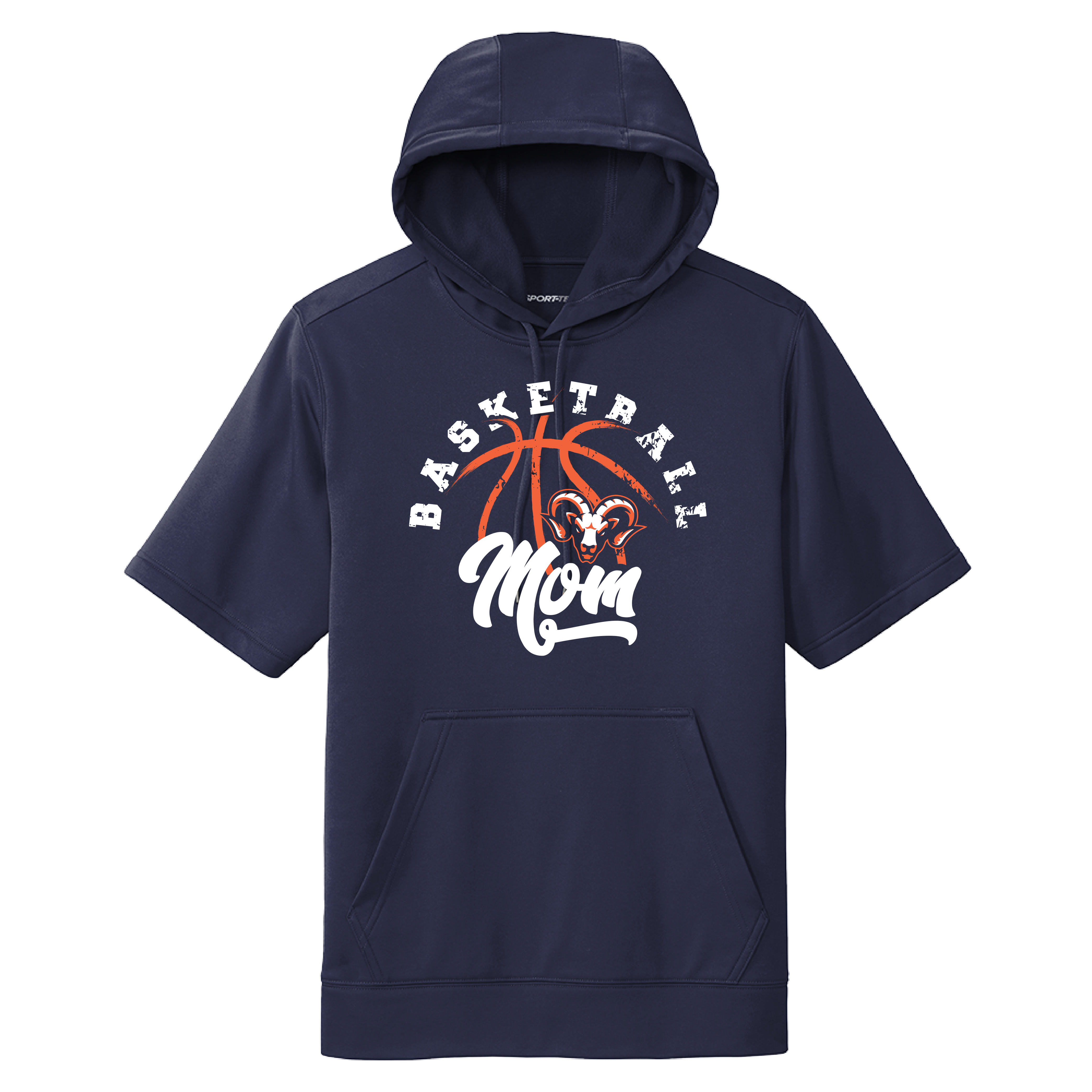 Basketball Mom Shortsleeve Hoodie | PHYA