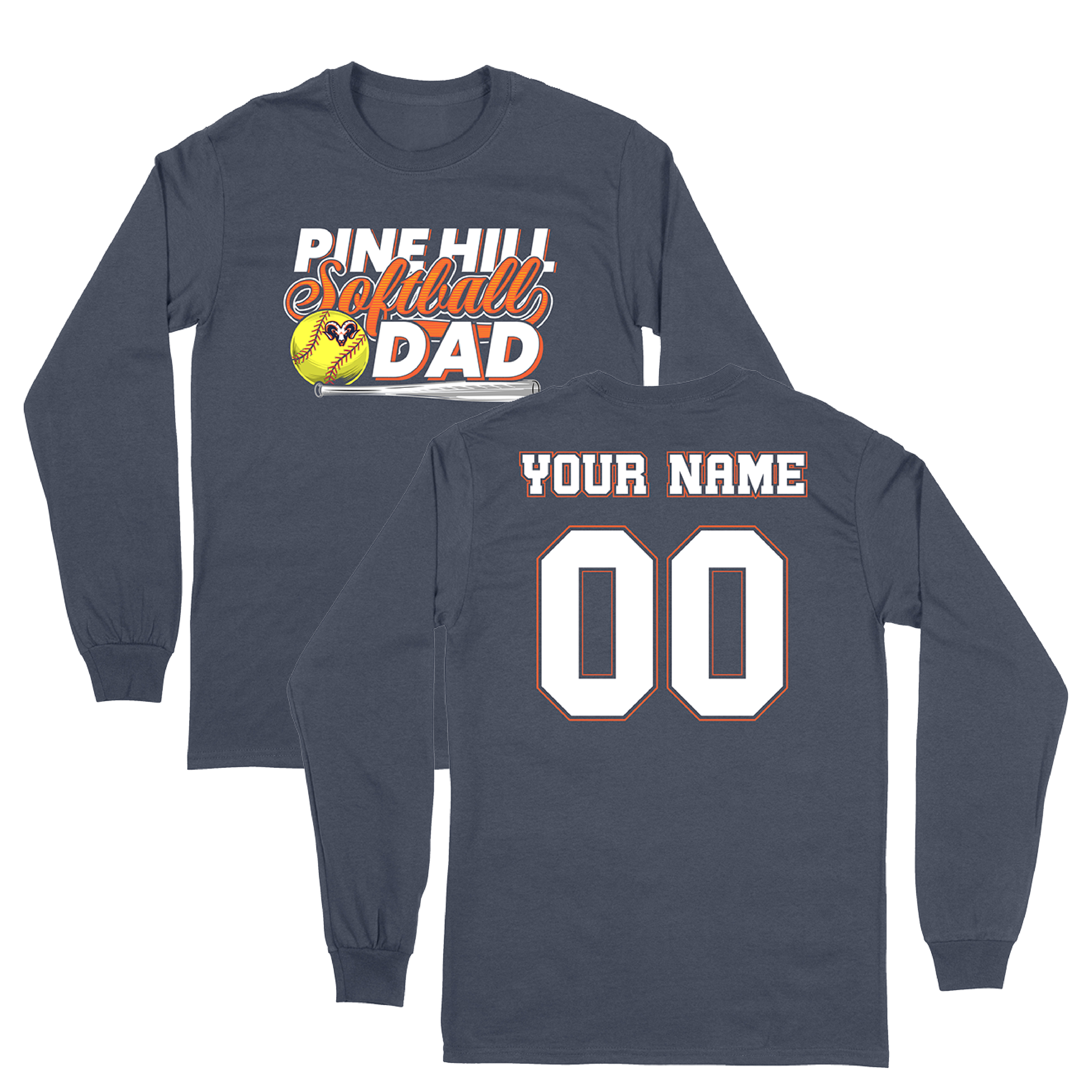 Softball Dad Longsleeve | PHYA