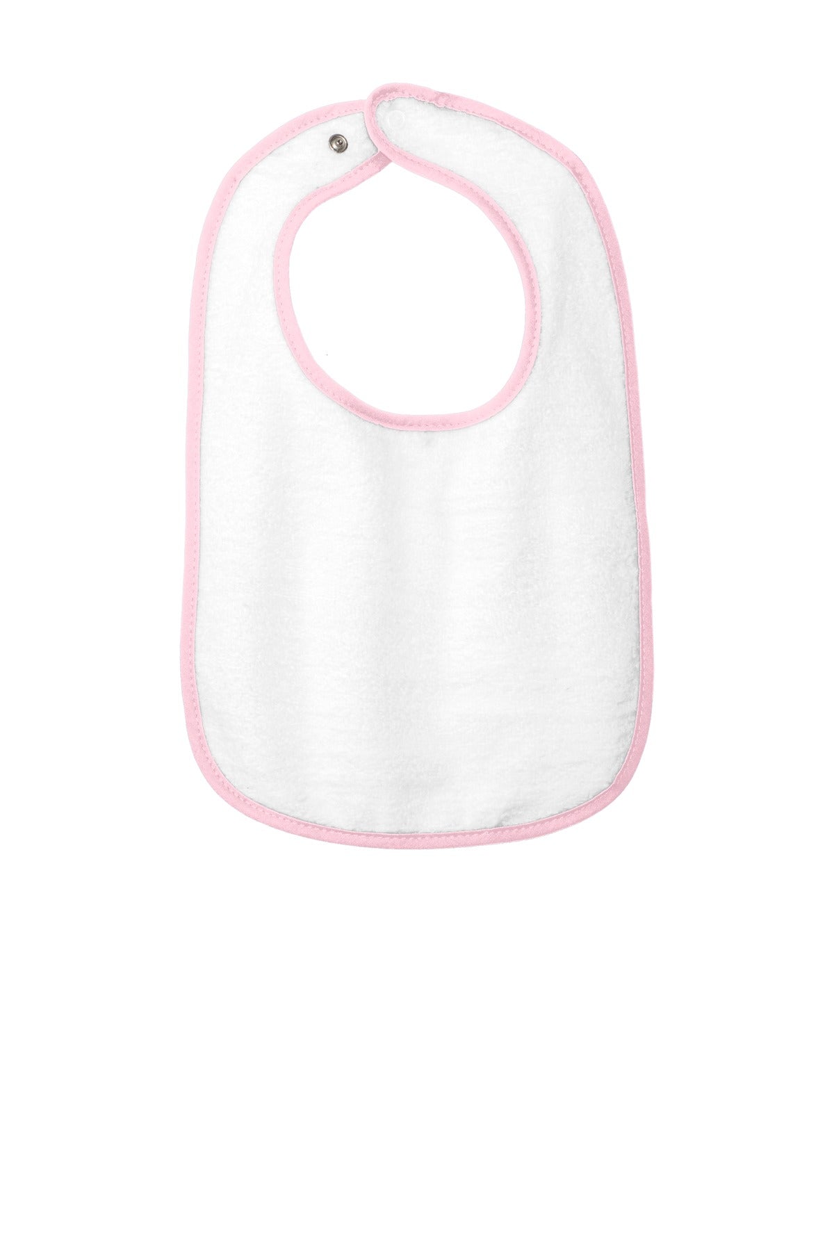 Rabbit Skins ™  Infant Contrast Trim Terry Bib. RS1003