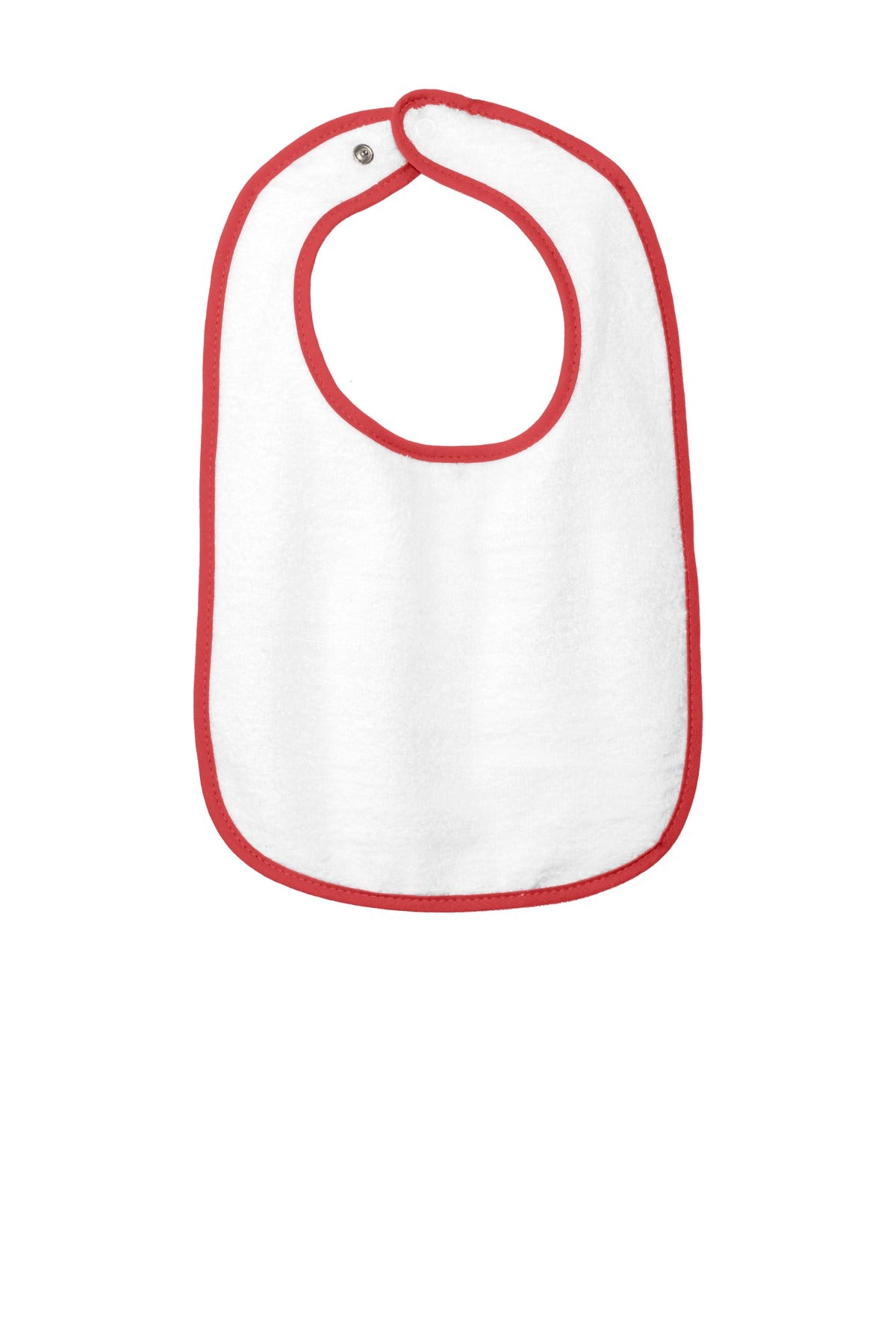 Rabbit Skins ™  Infant Contrast Trim Terry Bib. RS1003