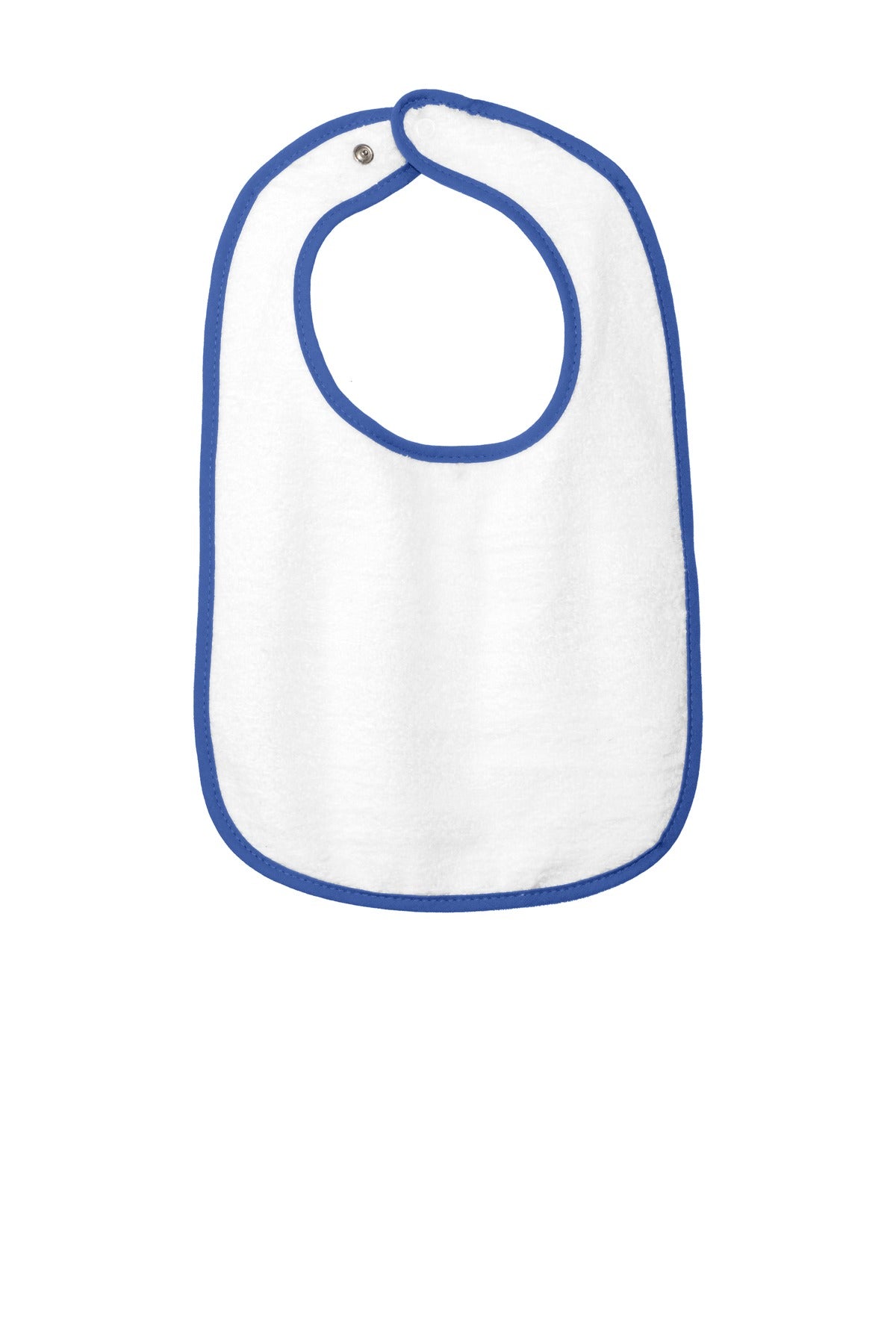 Rabbit Skins ™  Infant Contrast Trim Terry Bib. RS1003