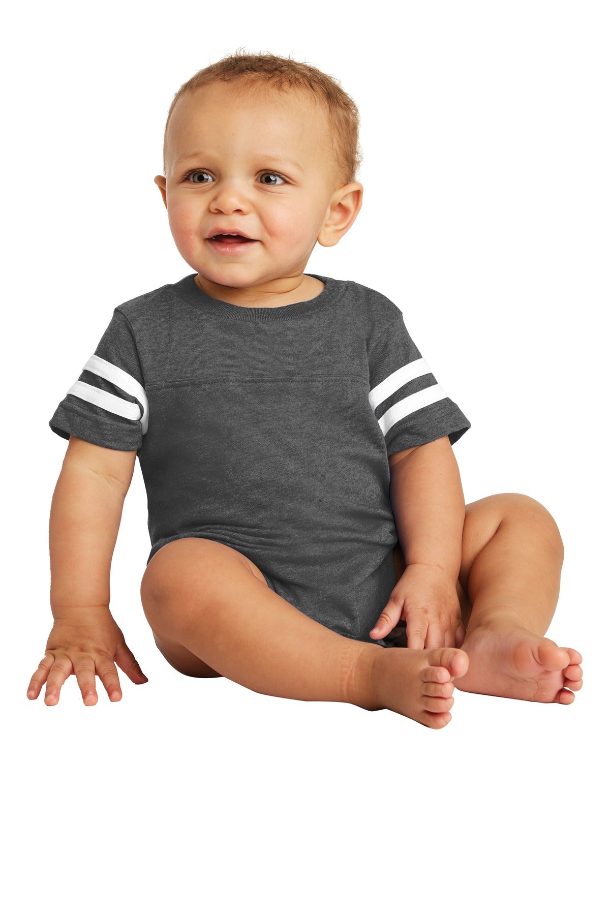 Rabbit Skins ™  Infant Football Fine Jersey Bodysuit. RS4437