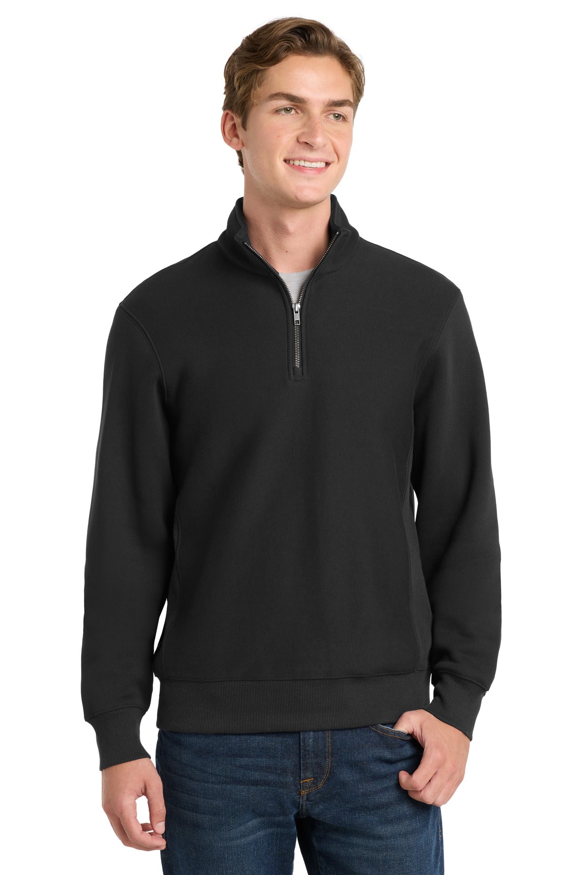 Sport-Tek Super Heavyweight 1/4-Zip Pullover Sweatshirt. ST283