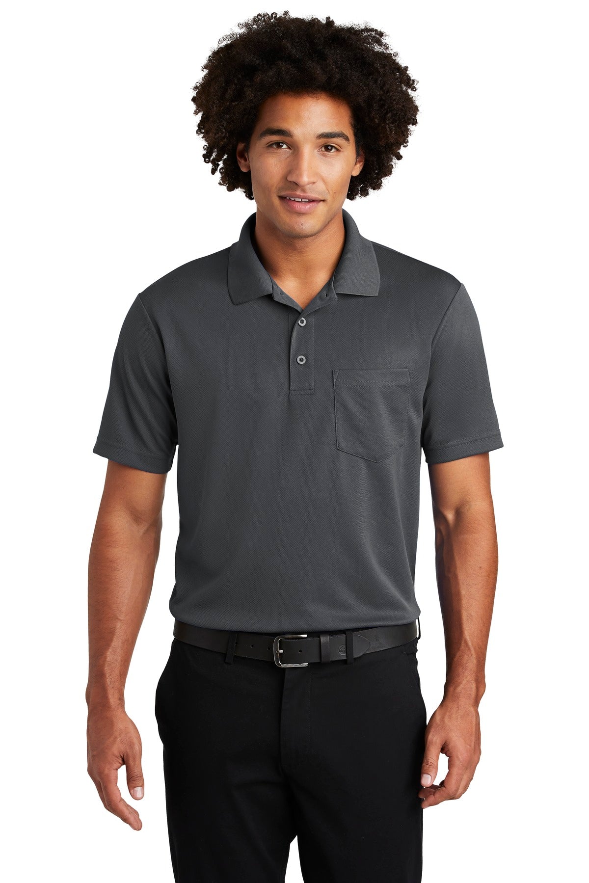 Sport-Tek  ®  PosiCharge  ®  RacerMesh  ®  Pocket Polo. ST640P