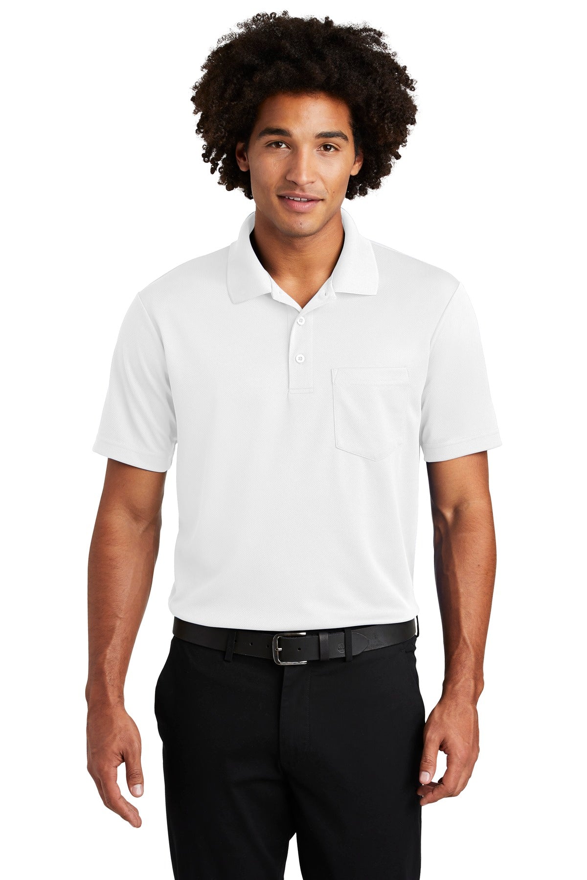 Sport-Tek  ®  PosiCharge  ®  RacerMesh  ®  Pocket Polo. ST640P