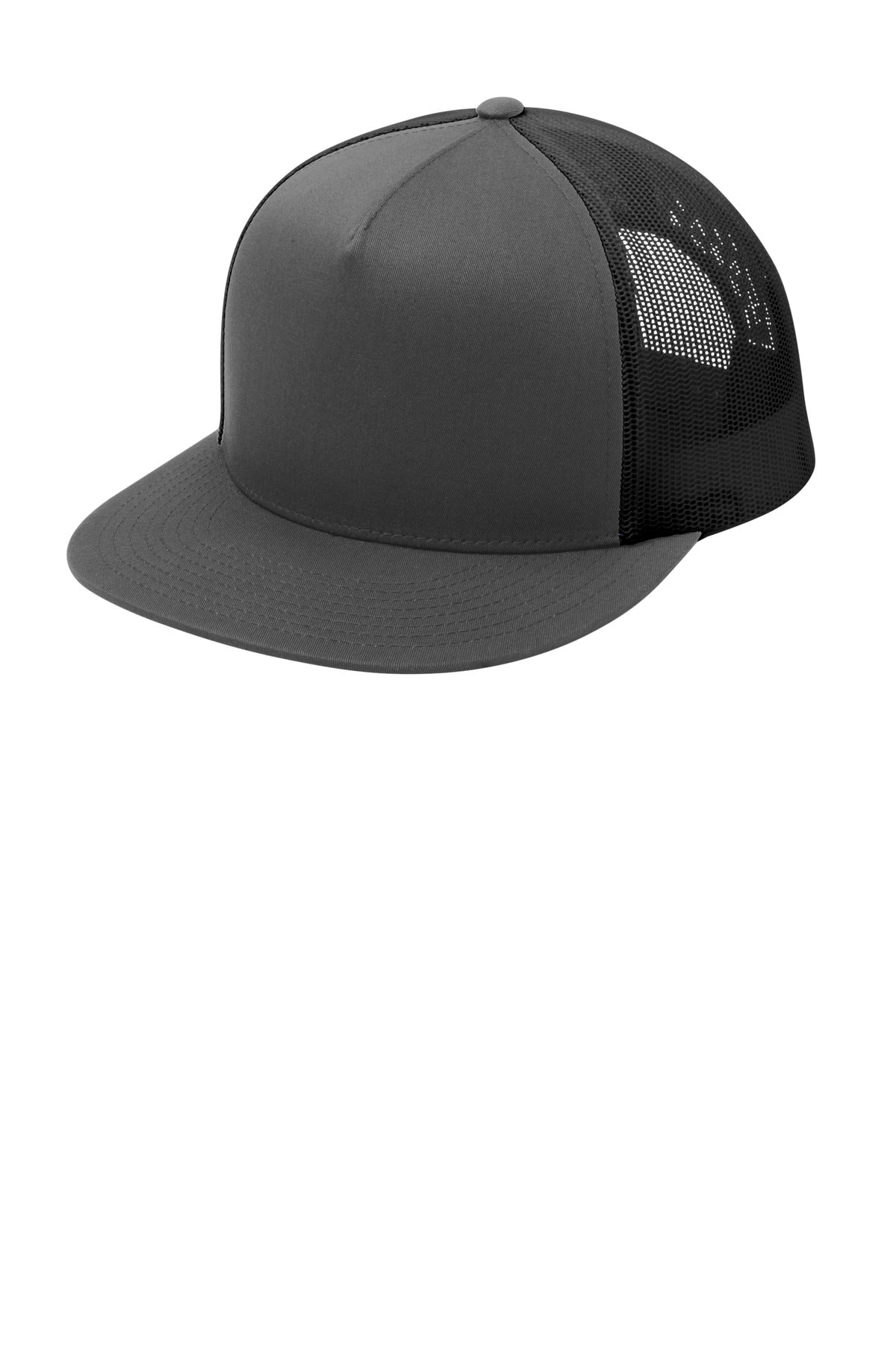 Sport-Tek YP Classics 5-Panel Classic Trucker Mesh Back Cap. STC38