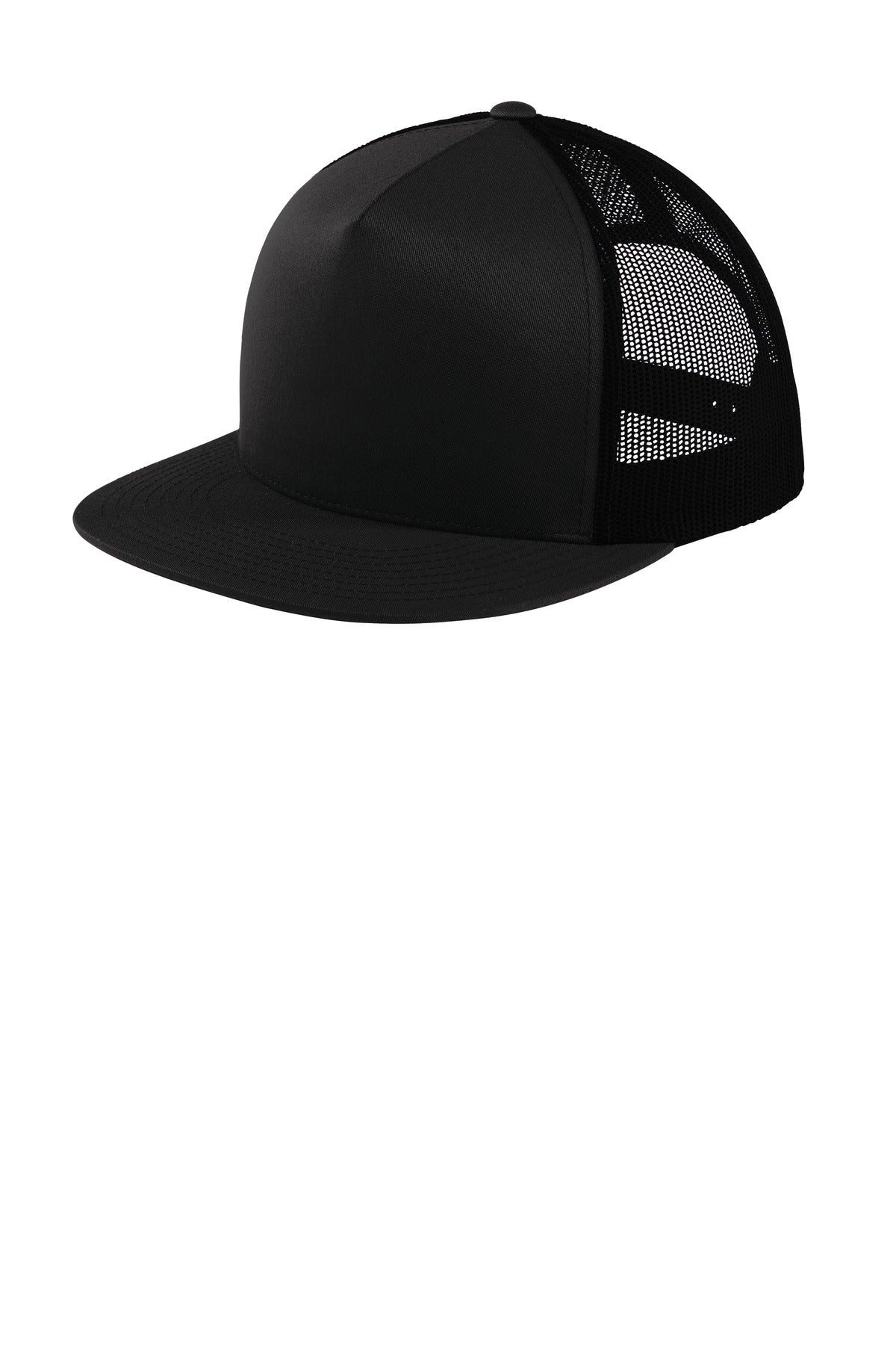 Sport-Tek ®  YP Classics  ®  5-Panel Classic Trucker Mesh Back Cap. STC38