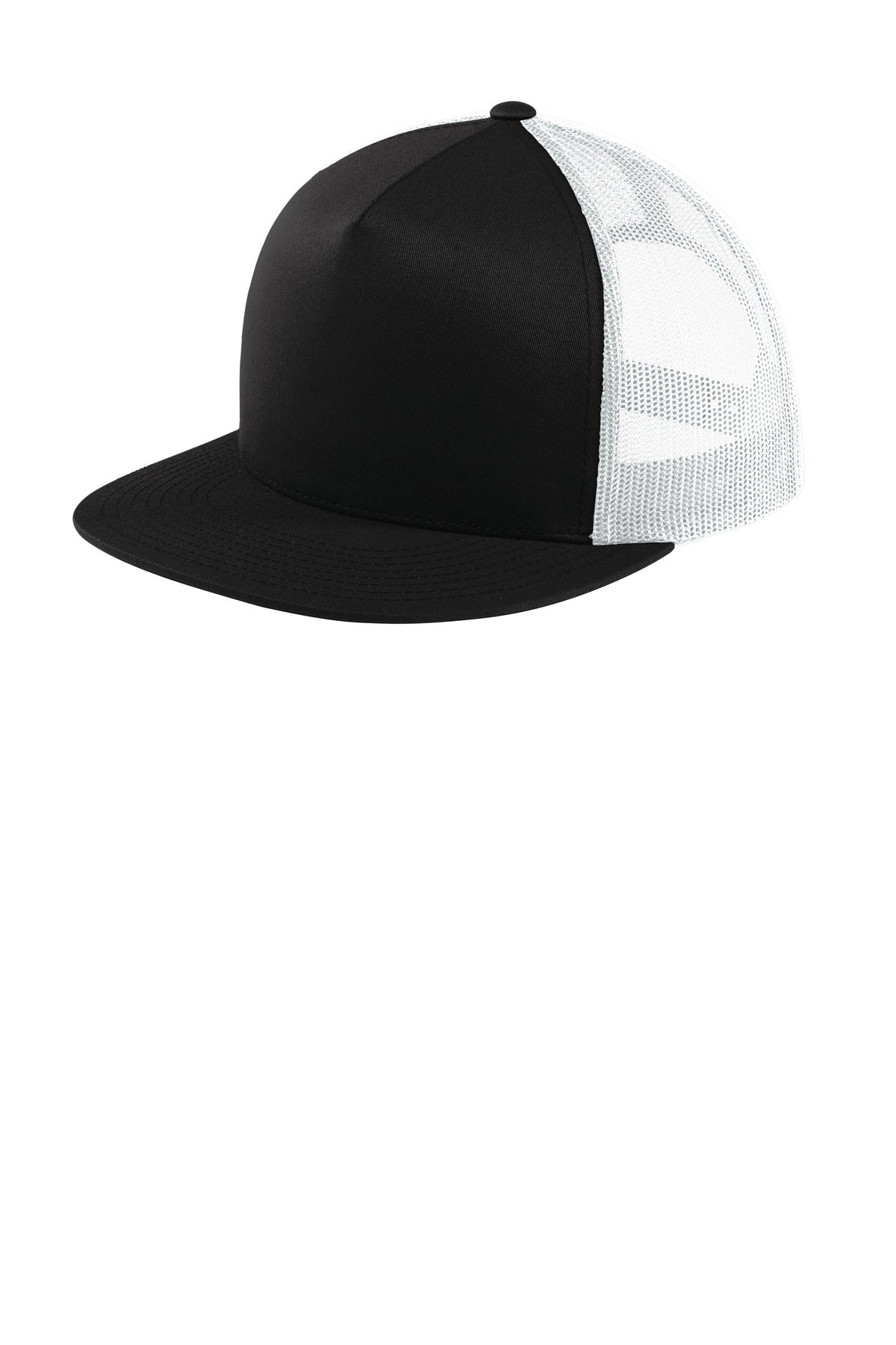 Sport-Tek ®  YP Classics  ®  5-Panel Classic Trucker Mesh Back Cap. STC38
