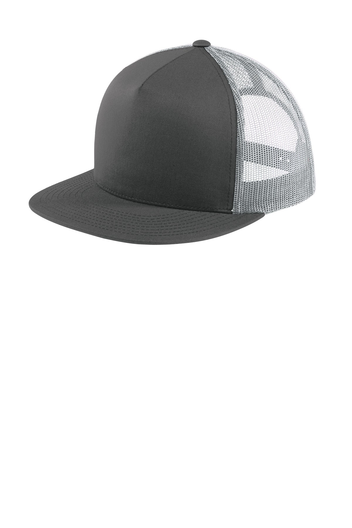 Sport-Tek ®  YP Classics  ®  5-Panel Classic Trucker Mesh Back Cap. STC38