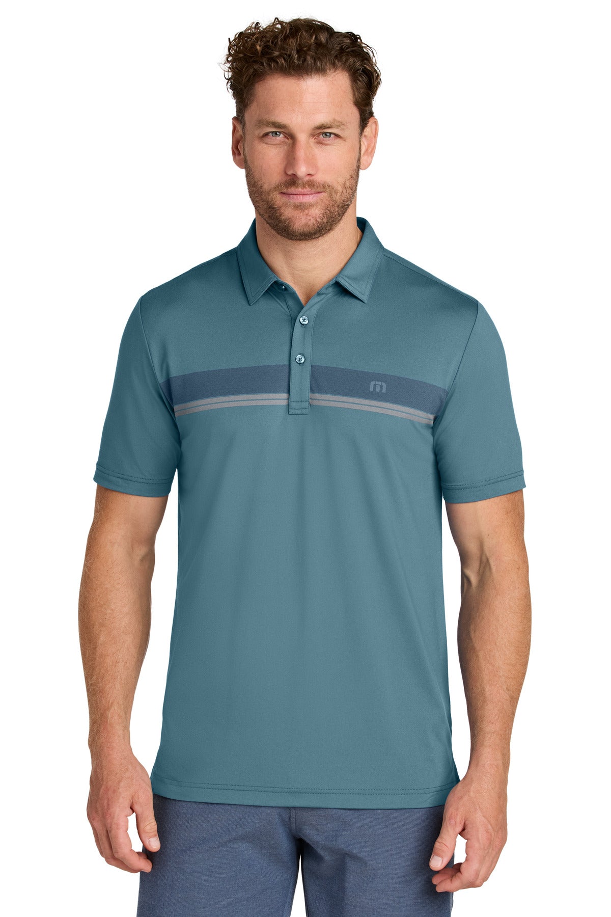 TravisMathew Glenview Stripe Polo TMA41462